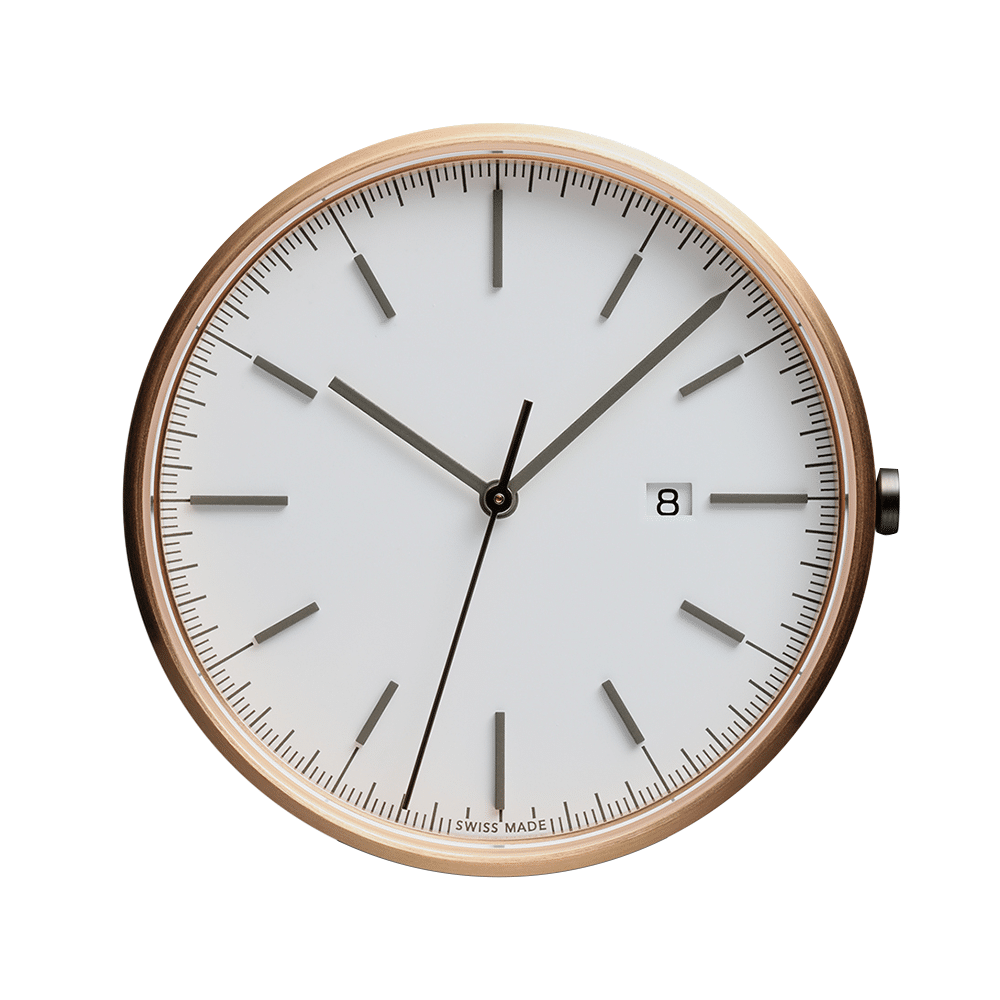 Face22.png M40 PreciDrive date watch in PVD rose gold - Image 1