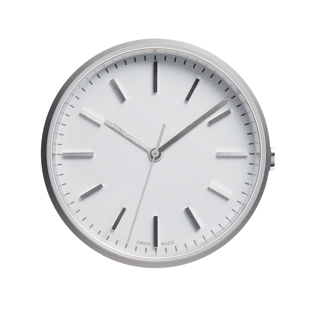 Face36.png M37 PreciDrive three-hand watch in brushed steel - Image 1