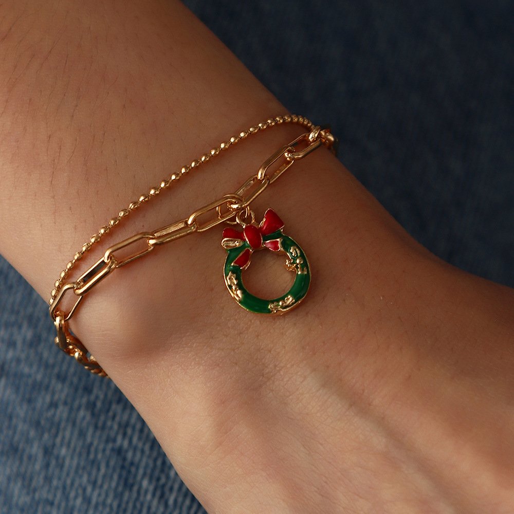 2FB6FD2E-D72F-2E56-4BD5-39386FF85631.jpg Christmas Ornaments Bracelet for Women - Image 1
